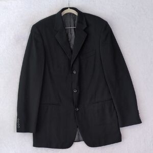 J.‎ Ferrar Men's Black Suit Jacket Blazer Size 40 Long